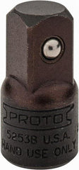 Proto - 1/2 Male 3/8 Female Drive Adapter - 1-7/16" OAL - Exact Tool & Supply