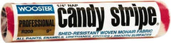 Wooster Brush - 1/4" Nap, 9" Wide Paint Roller Cover - Smooth Texture, Mohair - Exact Tool & Supply