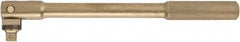 Ampco - 1/2" Drive Socket Flex Handle - 12" OAL, Aluminum Bronze Finish - Exact Tool & Supply