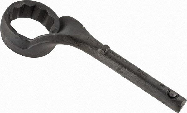 Proto - 2-15/16" 12 Point Pull Wrench - Single End, 14-5/16" OAL, Steel, Black Finish - Exact Tool & Supply