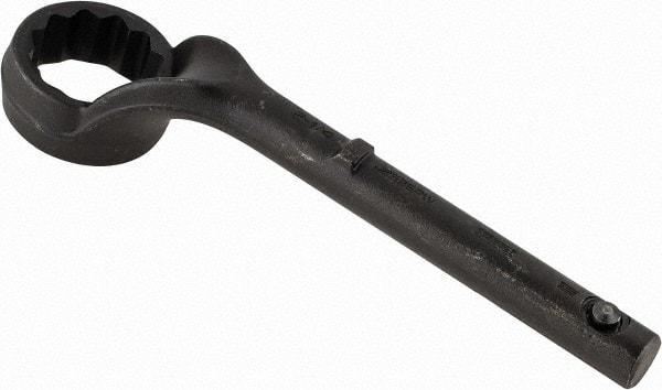 Proto - 2-1/4" 12 Point Pull Wrench - Single End, 13-5/8" OAL, Steel, Black Finish - Exact Tool & Supply
