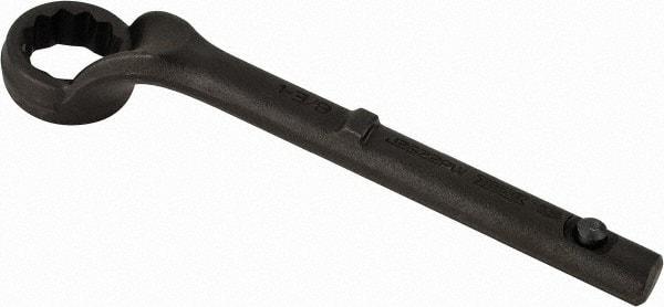 Proto - 1-3/8" 12 Point Pull Wrench - Single End, 10-13/16" OAL, Steel, Black Finish - Exact Tool & Supply