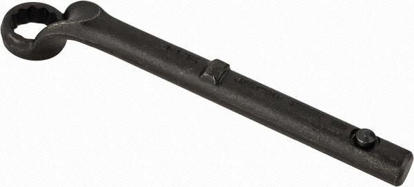 Proto - 1-1/16" 12 Point Pull Wrench - Single End, 10-9/16" OAL, Steel, Black Finish - Exact Tool & Supply