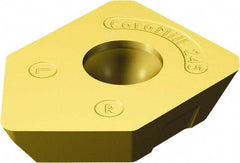 Sandvik Coromant - R24518T6 W Grade 2030 Carbide Milling Insert - TiAlN/TiN Finish, 6.1mm Thick, 18mm Inscribed Circle, 1mm Corner Radius - Exact Tool & Supply