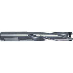 Guhring - 37.5mm Max Diam, 3xD, 31.75mm Shank Diam, 245mm OAL, Replaceable Tip Drill - HT 800 WP Insert, 37.005 HT800 Toolholder, Series 4107 - Exact Tool & Supply