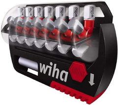 Wiha - 8 Piece, Bit Set - Torx, Phillips, Square Point - Exact Tool & Supply
