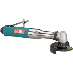 Dynabrade - 3" Wheel Diam, 18,000 RPM, Pneumatic Cutoff & Cutoff-Grinder Tool - Right Angle Handle, 1/4 NPT Inlet - Exact Tool & Supply