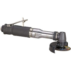 Dynabrade - 3" Wheel Diam, 18,000 RPM, Pneumatic Cutoff & Cutoff-Grinder Tool - Right Angle Handle, 1/4 NPT Inlet - Exact Tool & Supply