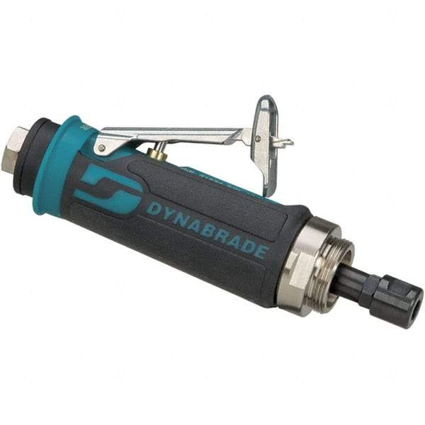 Dynabrade - 1/4 Inch Collet, 0.4 hp, 30,000 RPM Compact Router Motor - 1/4 NPT Inlet, 90 psi Air Pressure, 23 CFM - Exact Tool & Supply