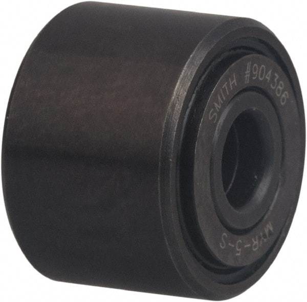 Accurate Bushing - 40mm Bore, 40mm Roller Diam x 80mm Width, Carbon Steel Sealed Yoke Cam Follower - 66,000 N Dynamic Load Capacity - Exact Tool & Supply
