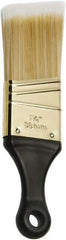 Ability One - 3" Flat Synthetic Sash Brush - 1-1/2" Bristle Length, 3" Short Handle - Exact Tool & Supply