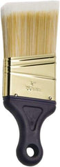 Ability One - 2-1/2" Flat Synthetic Sash Brush - 2" Bristle Length, 2-3/8" Short Handle - Exact Tool & Supply