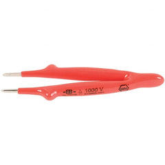 Wiha - Tweezers Type: Insulated Pattern: Straight - Exact Tool & Supply
