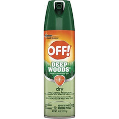 OFF! - 4 oz 25% DEET Aerosol Spray - For Mosquitoes, Ticks, Biting Flies, Gnats, Chiggers - Exact Tool & Supply