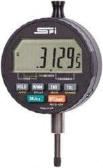 SPI - 0 to 1/4" Range, 0.0001" Graduation, Electronic Drop Indicator - Lug Back, Accurate to 0.0001" - Exact Tool & Supply