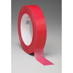 3M - Electrical Tape; Width (Inch): 1 ; Length Range: 72 yd. and Larger ; Color: Red ; Material Type: Polyester ; Length (yd): 72.00 - Exact Tool & Supply