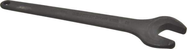 Facom - 32mm Standard Service Open End Wrench - 11-7/32" OAL, Single End, Black Finish, 15° Head Angle - Exact Tool & Supply