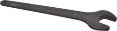 Facom - 32mm Standard Service Open End Wrench - 11-7/32" OAL, Single End, Black Finish, 15° Head Angle - Exact Tool & Supply