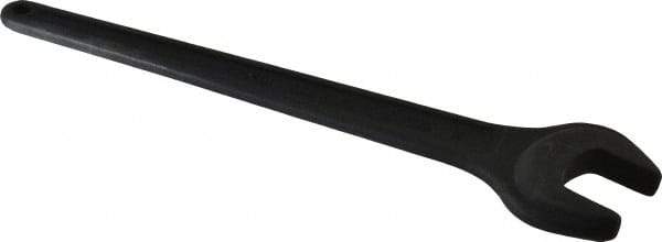 Facom - 34mm Standard Service Open End Wrench - 12-5/32" OAL, Single End, Black Finish, 15° Head Angle - Exact Tool & Supply