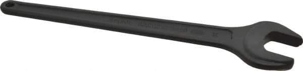 Facom - 36mm Standard Service Open End Wrench - 12-13/32" OAL, Single End, Black Finish, 15° Head Angle - Exact Tool & Supply