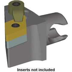 Kennametal - Right Hand Cut, Size KM20, DN.. Insert Compatiblity, Modular Turning & Profiling Cutting Unit Head - 12.5mm Ctr to Cutting Edge, 25mm Head Length, Series KM Mini - Exact Tool & Supply
