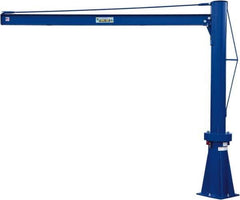 Vestil - 1,000 Lb Load Capacity, Steel Jib Crane - 10' Span - Exact Tool & Supply