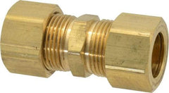 Parker - 5/8" OD, Brass Union - 150 Max Working psi, -65 to 250°F, Comp x Comp Ends - Exact Tool & Supply