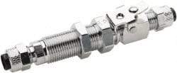 Parker - 3/8" OD, Single End Shutoff Coup - 150 Max Working psi, 0 to 150°F, - Exact Tool & Supply