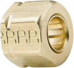 Parker - 1" OD, Brass Nut & Sleeve - -65 to 250°F, - Exact Tool & Supply