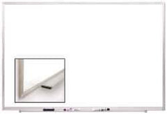 Ghent - 24" High x 36" Wide Acrylic/Enamel Magnetic Marker Board - Aluminum Frame, 1.88" Deep - Exact Tool & Supply