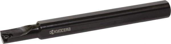 Kyocera - Internal Thread, Right Hand Cut, 5/8" Shank Width x 0.56" Shank Height Indexable Threading Toolholder - 5.91" OAL, Various Insert Compatibility, SIN Toolholder - Exact Tool & Supply