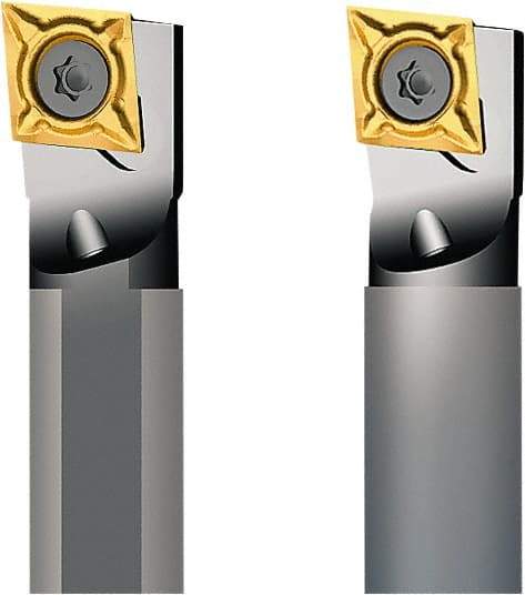 Seco - 13mm Min Bore Diam, 140mm OAL, 10mm Shank Diam, A-SCLC Indexable Boring Bar - 18mm Max Bore Depth, CC.. 0602.. Insert, Screw Holding Method - Exact Tool & Supply