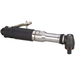 Dynabrade - 1/4" Collet, Angle Handle, Air Angle Die Grinder - 12,000 RPM, Rear Exhaust, 40 CFM, 0.7 hp, 90 psi, 1/4 NPT Inlet - Exact Tool & Supply