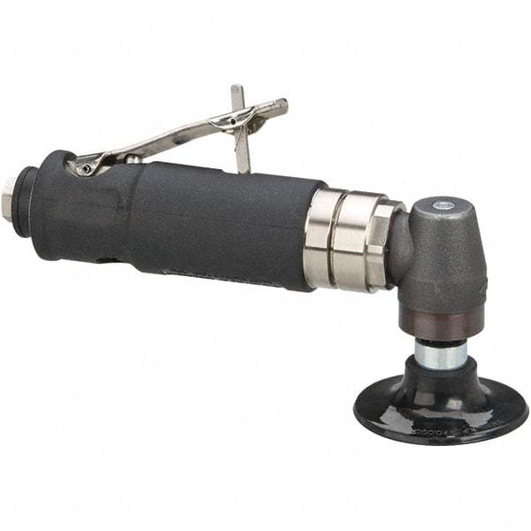 Dynabrade - 4" Max Disc, 12,000 RPM, Pneumatic Handheld Disc Sander - 39 CFM, 1/4 NPT Inlet, 0.7 hp, 90 psi - Exact Tool & Supply