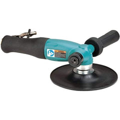 Dynabrade - 7" Max Disc, 8,500 RPM, Pneumatic Handheld Disc Sander - 40 CFM, 3/8" Inlet, 1.3 hp, 90 psi - Exact Tool & Supply