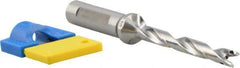 Iscar - 0.315" to 0.35" Diam, 8xD, 2.52" Max Depth, 1/2" Shank Diam, 4.9" OAL, Replaceable-Tip Drill - FCP, ICK, ICK-2M, ICM, ICP, iCP-2M Insert, 63104418 Toolholder, Series SumoCham - Exact Tool & Supply