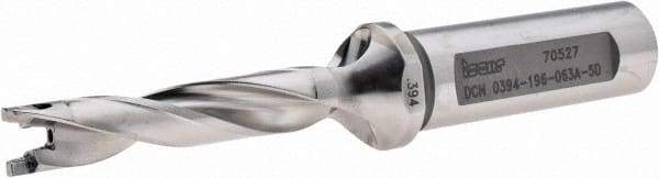 Iscar - 0.394" to 0.409" Diam, 5xD, 1.96" Max Depth, 5/8" Shank Diam, 4-1/2" OAL, Replaceable-Tip Drill - FCP, ICK, ICK-2M, ICM, ICP, iCP-2M Insert, 63105472 Toolholder, Series SumoCham - Exact Tool & Supply