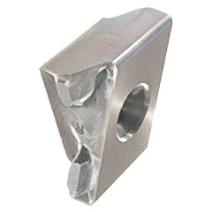 Iscar - LNMT1506 HT Grade IC950 Carbide Milling Insert - TiAlN Finish, 0.2362" Thick, 0.8mm Corner Radius - Exact Tool & Supply