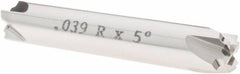 Value Collection - Corner Rounding End Mills - .039 R X 5 DEG CARB CREM, DE, 4 FL - Exact Tool & Supply