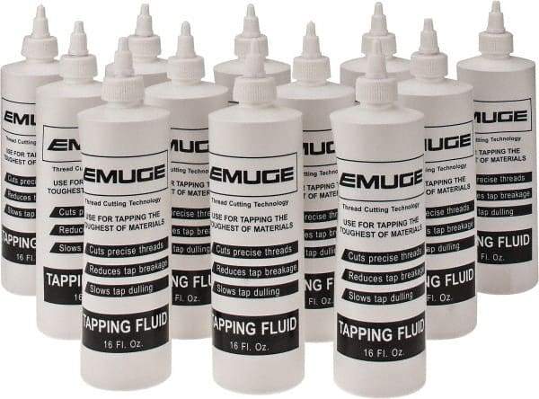 Emuge - 16 oz Bottle Tapping Fluid - Synthetic - Exact Tool & Supply