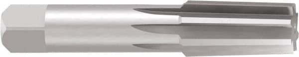 Emuge - 1/8" Pipe, 0.3169" Small End Diam, 0.2756" Straight Shank, 17mm Flute, Taper Pipe Reamer - Exact Tool & Supply