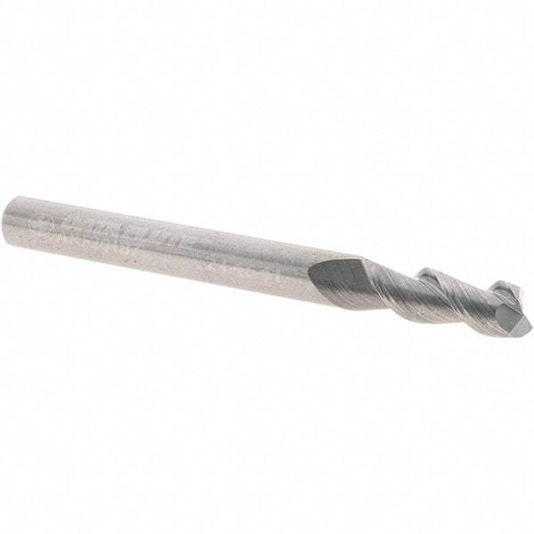 Made in USA - Roughing & Finishing Mill - Straight Shank, 48° Helix - Exact Tool & Supply
