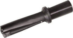 Kyocera - 3.54" Max Drill Depth, 3xD, 30mm Diam, Indexable Insert Drill - 2 Inserts, 1" Shank Diam, Whistle Notch Shank - Exact Tool & Supply