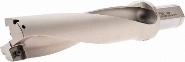 Iscar - 8" Max Drill Depth, 4xD, 2" Diam, Indexable Insert Drill - 1-1/2" Shank Diam, Whistle Notch Shank - Exact Tool & Supply