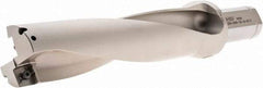 Iscar - 8" Max Drill Depth, 4xD, 2" Diam, Indexable Insert Drill - 1-1/2" Shank Diam, Whistle Notch Shank - Exact Tool & Supply