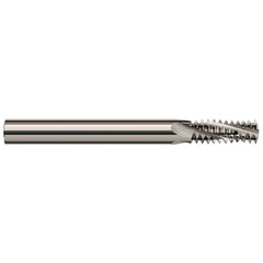 Harvey Tool - 1/4-18 to 3/8-18 Internal/External 18 TPI 5/16" Shank 4-Flute Solid Carbide Helical Flute Thread Mill - Exact Tool & Supply