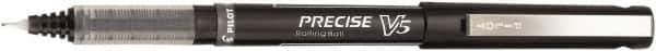 Pilot - Precision Point Roller Ball Pen - Black - Exact Tool & Supply
