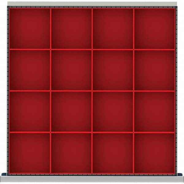 LISTA - 16-Compartment Drawer Divider Layout for 3.15" High Drawers - Exact Tool & Supply