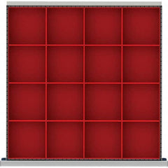 LISTA - 16-Compartment Drawer Divider Layout for 3.15" High Drawers - Exact Tool & Supply