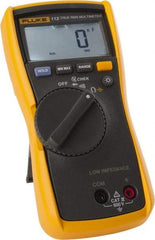 Fluke - 113, CAT IV, 600 VAC/VDC, Digital True RMS Auto Ranging Manual Ranging Multimeter - 60,000 Ohm, Measures Voltage, Resistance - Exact Tool & Supply